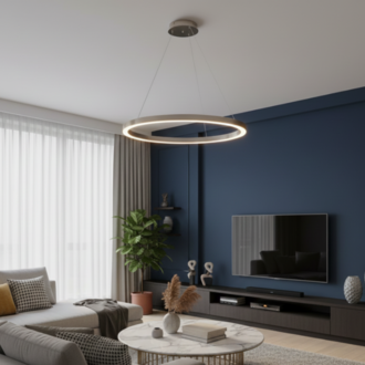 Led Sarkıt Avize Tekli Çember