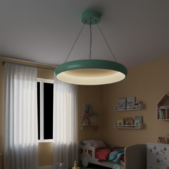 3 Işık Yeşil Çocuk Odası ECOVonaLight VN54119 