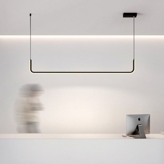 VONA_Tekli Sarkıt LED Modern Avize 100cm