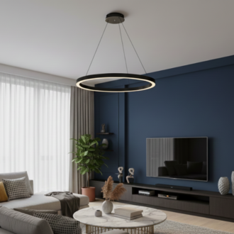Led Sarkıt Avize Tekli Çember