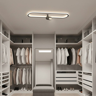 ELİPS PLAFONYER LED AVİZE 16x40 cm 1 SPOTLU