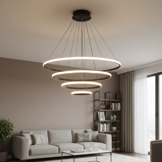 VonaLight 4'lü Çember Led Sarkıt Avize