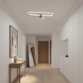 ELİPS PLAFONYER LED AVİZE 16x40 cm 1 SPOTLU