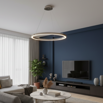 Led Sarkıt Avize Tekli Çember