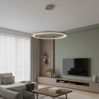 Led Sarkıt Avize Tekli Çember