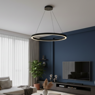 Led Sarkıt Avize Tekli Çember
