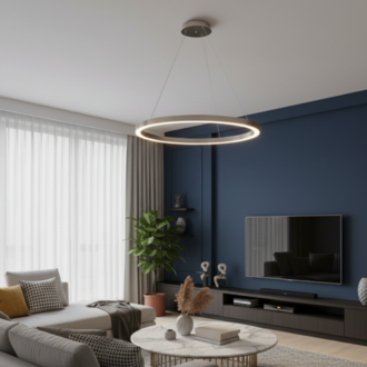 Led Sarkıt Avize Tekli Çember