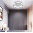 PLAFONYER LED AVİZE İÇE DIŞA IŞIKLI 30 ÇAP
