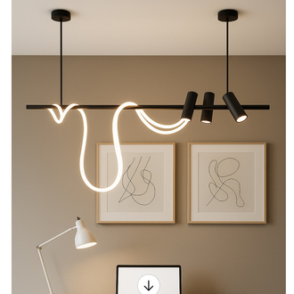SİLİKON HORTUM 3 spotlu LED SARKIT