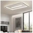 PLAFONYER LED AVİZE ORTASI IŞIKLI 60x40 cm