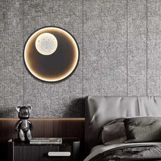 İÇE IŞIK LED AY APLİK 60 cm