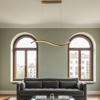 Led Sarkıt Avize Dalgalı Lineer VonaLight VN 54062 