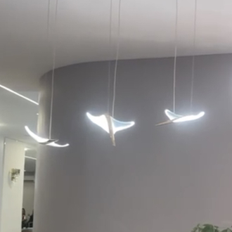 TEKLİ LED KUŞ SARKIT AVİZE