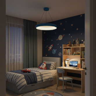 3 Işık Mavi Çocuk Odası ECO VonaLight VN54119