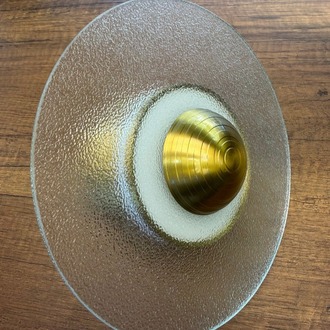 VONA_ Gold Eskitme 3000K Dokulu Cam LED Duvar Aplik Pilli Değildir!!! Adet Fiyatıdır!!