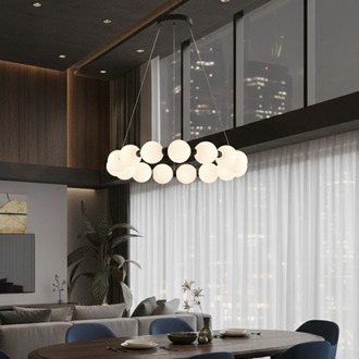 VonaLight 60 cm İnci Toplu Sarkıt Avize VN 83501 