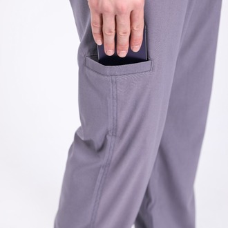 Classic Comfort Serisi Erkek Scrubs - Gri