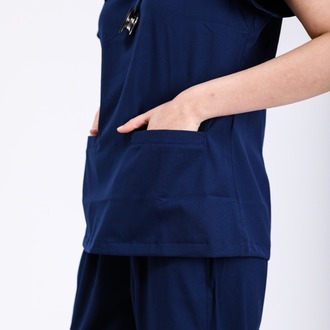 Classic Comfort Serisi Kadin Scrubs - Lacivert