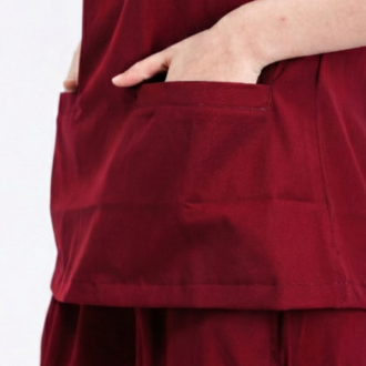Classic Comfort Serisi Kadın Uniforma - Bordo