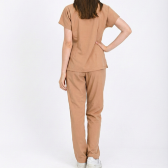Classic Comfort Serisi Kadın Uniforma - Bej