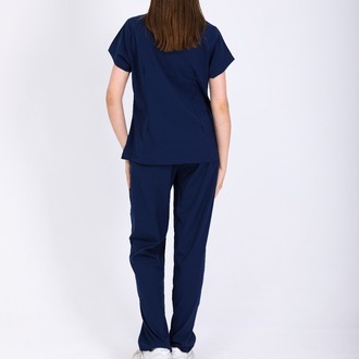 Classic Comfort Serisi Kadin Scrubs - Lacivert