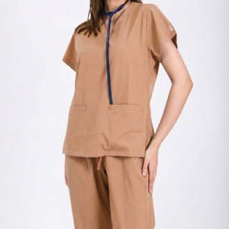 Classic Comfort Serisi Kadın Uniforma - Bej
