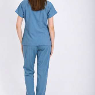 Classic Comfort Serisi Kadın Uniforma - Mavi