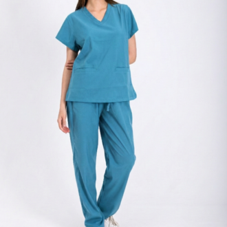Classic Comfort Serisi Kadın Uniforma - Mavi