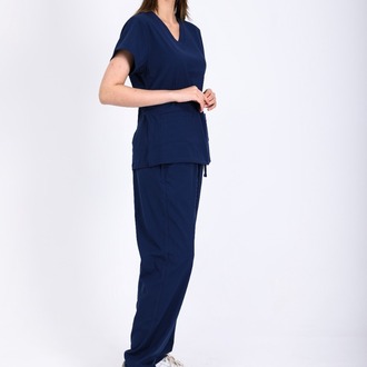 Classic Comfort Serisi Kadin Scrubs - Lacivert