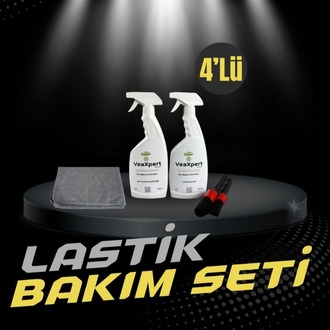 4 PARÇA LASTİK BAKIM SETİ