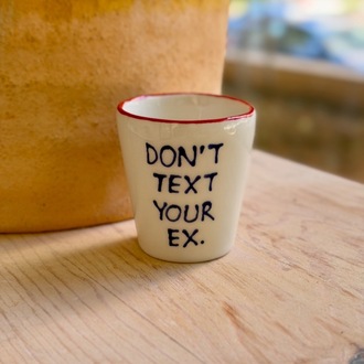 Text Cup (130 ml)