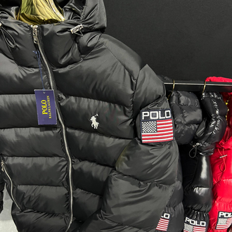 Velowear Bayraklı mont siyah