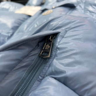 Şeritli moncler baby blue
