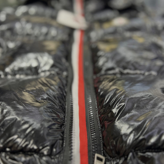 Moncler parlak mont siyah