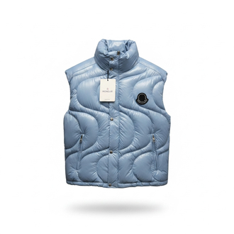 MONCLER baby blue yelek