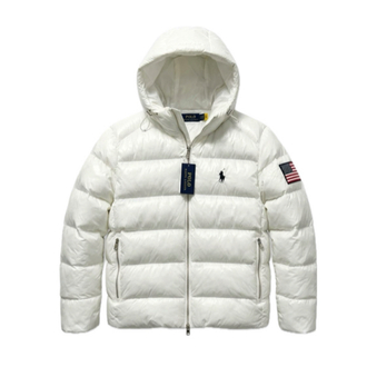 Velowear Bayraklı mont beyaz