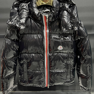 Moncler parlak mont siyah