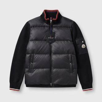 Siyah moncler triko mont
