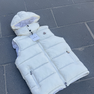 MONCLER beyaz yelek