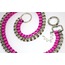 CUBIC TROUSER CHAIN - PINK