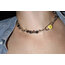 STUDDER SMILEY NECKLACE