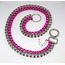 CUBIC TROUSER CHAIN - PINK