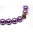 CHUNKY DICE PURPLE PEARL NECKLACE