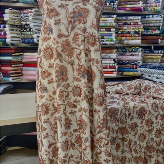 Özel Desenli 150 cm (60") Kumaş 4 Çeşitli Seçenekleriyle: Şifon, Krep, Saten, Keten