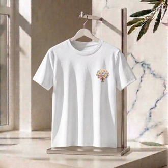 Oversize Tişört -Vera Voyage Minimalist Çiçek Buketi- Anneler Günü'ne Özel- %100 Pamuk