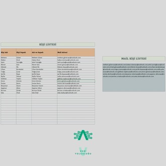 Excel'de Toplu ve Kişiye Özel Mail Gönderme Şablonu