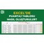Excel'de Puantaj Tablosu Formatı