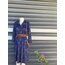 Vintage Yaka Detay Elbise