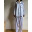 Saten Beyaz Pijama Takımı