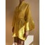 Sarı İpek Saten Mini Kimono